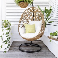 Jardin extérieur balançoire chaise suspendue