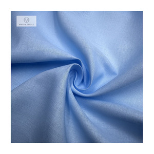 Mindun Stocks 118g <span class=keywords><strong>55</strong></span>% Ramie 45% coton mince couleur unie Ramie coton tissu pour l'été ample chemise <span class=keywords><strong>Blouse</strong></span> - Product Image 1