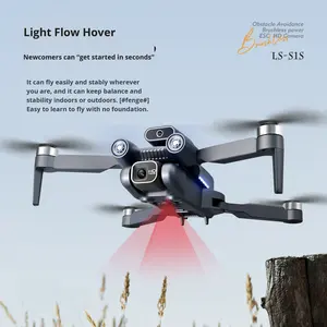 Dron Plegable S1S para Principiantes con Evitación de Obstáculos, Cámara de 48MP, Transmisión de 10km, Giroscopio de Cuatro Ejes, Motor sin Escobillas Electrónico - Product Image 3