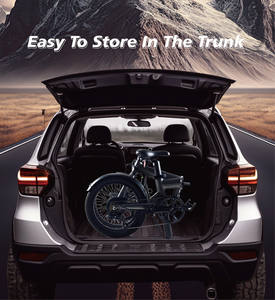 Электрический велосипед с двумя колесами, 250 Вт, 36 В, 20 дюймов, с широкими шинами, двойной батареей, складной, спортивный, для детей и взрослых - Product Image 5