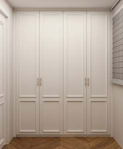 Zofa 2025 Contemporary White Classical <b>Wardrobe</b> Bedroom Furniture Set Custom Walking Closet <b>Wardrobe</b> - Product Image 4