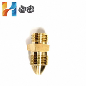 Adaptateur complet en laiton <span class=keywords><strong>de</strong></span> haute qualité Double filetage mâle régulateur poli à <span class=keywords><strong>bouteille</strong></span> <span class=keywords><strong>de</strong></span> <span class=keywords><strong>gaz</strong></span> argon - Product Image 1