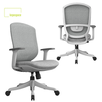 Chaise de bureau ergonomique en maille à dossier moyen, pivotante, de haute qualité, pour le personnel, les visiteurs et les salles de réunion - Vente en gros