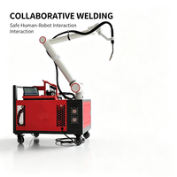 Robot de soudage collaboratif à 6 axes, charge utile de 8 kg, pas de programmation requise, bras de robot collaboratif pour atelier, soudage automatique