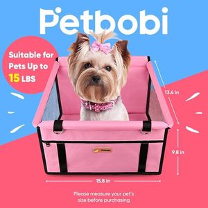 Sièges rehausseurs pour animaux de compagnie (chats et chiens) : portables, respirants, avec harnais de sécurité et stables pour les voyages. - Product Image 2