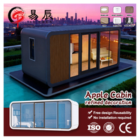 Cabine Apple, usine chinoise, cabine préfabriquée modulaire, maison mobile pour l'hébergement sur chantier