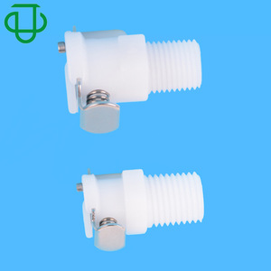 Válvula de cierre de la serie Jiyou L con rosca hembra de 1/4 NPT, acoplamiento rápido de plástico POM para manguera de goma - Product Image 1