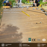 Mexytech Global Export Grade Reliable Strength Eco-conscious Solid WPC ZipDeck pour la construction durable et les projets modernes