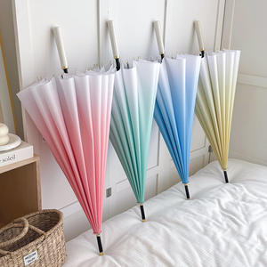 <span class=keywords><strong>Parapluie</strong></span> manuel résistant au vent pour hommes avec longue poignée Design droit moderne robuste renforcé pour les affaires ou les tempêtes de pluie - Product Image 3