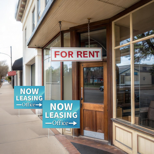 ป้ายโฆษณาอสังหาริมทรัพย์กลางแจ้งแบบหนา 5 มม. ทำจากแผ่นพลาสติกกลวง รับทำข้อความและกราฟิกตามสั่ง - Product Image 1