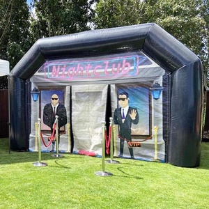 Carpa Inflable Portátil Negra Personalizada para <span class=keywords><strong>Discoteca</strong></span>, Bar, Fiestas, con Iluminación LED, para Bodas y Eventos - Product Image 6