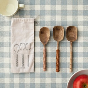 ช้อนสลัดด้ามไม้ทำมือ ดีไซน์ใหม่ สำหรับโต๊ะอาหาร ร้านกาแฟ โรงแรม งานแต่งงาน ชุดช้อนส้อมและภาชนะใส่อาหาร - Product Image 6