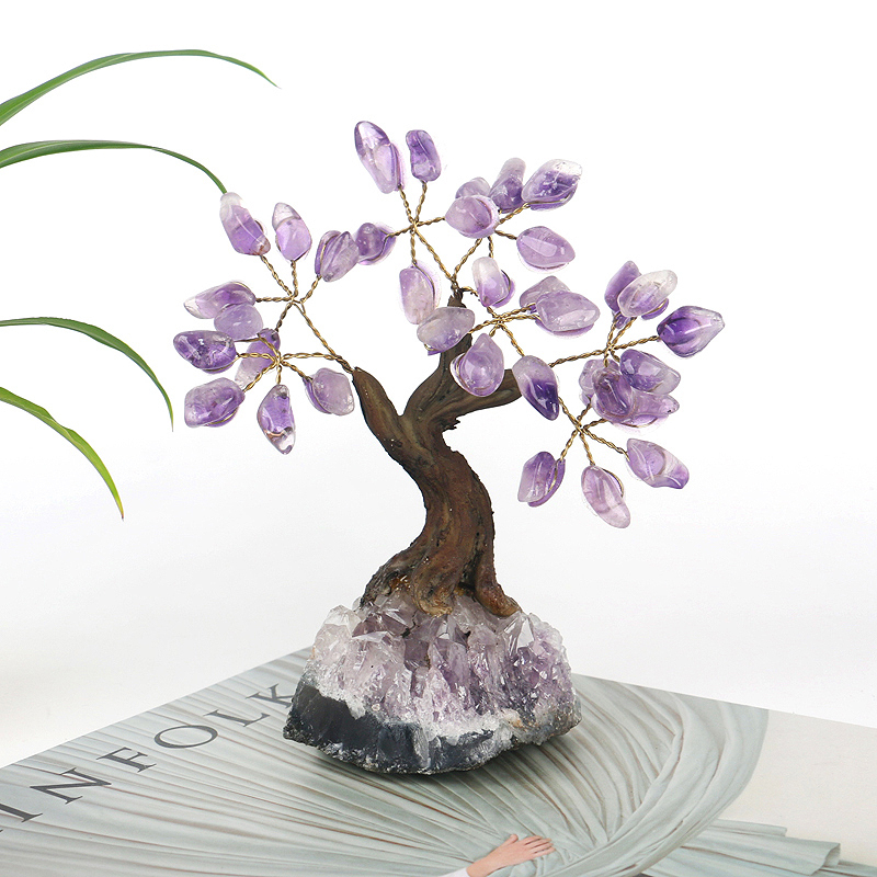 Wholesale Natural Healing Stones Crystal Bonsai