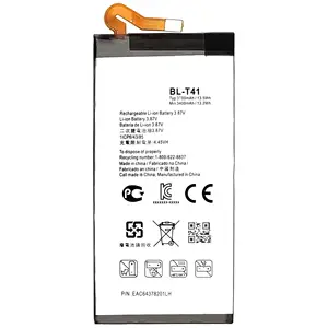 Venda quente! Bateria de substituição BL-T41 para LG V40 G8 ThinQ bateria do telefone móvel 3400mAh 3.87V