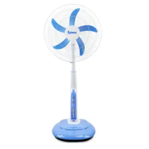 Hot selling Charging Table Fan Solar Stand Fan Best Selling 16/18 Inch DC 12V 12W Digital Plastic CE Air Cooling Fan