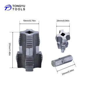 ตัวเปิดเกลียวในท่อ PPR PVC ขนาด 1/2 นิ้ว 3/4 นิ้ว (4 6 แฉก) 1 นิ้ว แบบติดตั้งในกล่องพลาสติก สำหรับงานต่อท่อน้ำในสว่านไฟฟ้า - Product Image 4