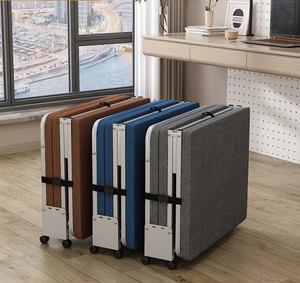 <span class=keywords><strong>Lit</strong></span> Pliant Simple Multifonction de <span class=keywords><strong>Bureau</strong></span>, Portable Extérieur en Métal avec Éponge, <span class=keywords><strong>Lit</strong></span> Pliable de Luxe - Product Image 1