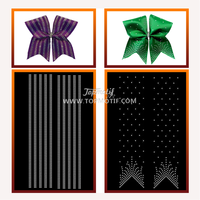 Personnalisé Orange Violet Rouge Clair Or Strass Transfert Hot Fix Chaleur Prêt à Presser Bling DIY Applique pour Cheveux Cheer Bow Dance