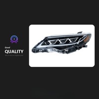 New Startup Animation DRL & Sequential Sweep Turn Signal Triple Lens LED Headlight Assembly for Toyota Camry 2012-2014