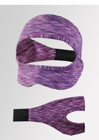 Couverture faciale universelle pour réalité virtuelle, protection en matériau recyclable, confortable et lavable, pour 2 accessoires de jeu