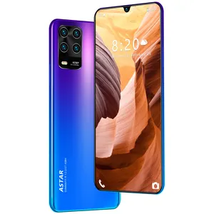 Celular me10 tela de 7.5 polegadas hd, smartphone android 9.1 dual sim 8 + 256gb bateria de 6800mah android