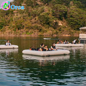 Hamaca Inflable, Plataforma Flotante Cuadrada, Sofá Flotante Inflable para Ver Películas <span class=keywords><strong>en</strong></span> <span class=keywords><strong>la</strong></span> <span class=keywords><strong>Playa</strong></span> <span class=keywords><strong>en</strong></span> Verano - Product Image 5
