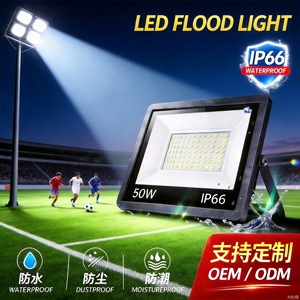 Projecteur LED 50W IP66 Étanche pour Éclairage Extérieur Jardin et Parking - Product Image 4