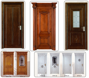 <span class=keywords><strong>Puerta</strong></span> Moderna de Madera Sólida con Acabado Clásico, <span class=keywords><strong>Puerta</strong></span> <span class=keywords><strong>Holandesa</strong></span> <span class=keywords><strong>Exterior</strong></span> de Media Hoja para Villa - Product Image 4