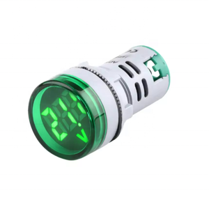 DIY Mini Digital-Voltmeter 22mm Rund DC 6-100V Spannungsmesser Monitor <span class=keywords><strong>LED</strong></span>-Anzeige Pilotlampe Leistungsanzeige - Product Image 2