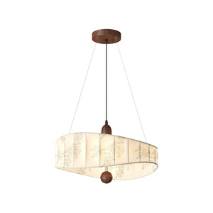 Song Dynasty Aesthetic Chandelier 50cm Round Multi Head <b>Led</b> <b>Lighting</b> For Dining Room Bedroom Study Hotel - Product Image 4