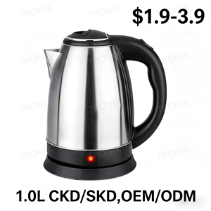 Bouilloire Électrique Sans Fil en Acier Inoxydable 0.8L-2.0L, Classique, Personnalisée, Certifiée CE RoHS ETL <span class=keywords><strong>CB</strong></span>, OEM/ODM SKD/CKD, Vente en Gros - Product Image 5