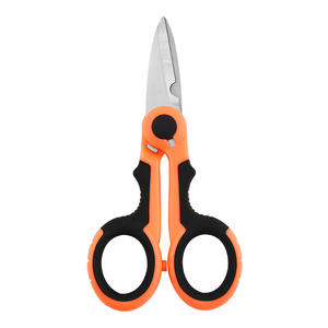 फैक्टरी प्रत्यक्ष बिक्री बहुउद्देशीय उपकरण कैंची फाइबर ऑप्टिक कैंची स्टेनलेस स्टील वायर केबल कटर मछली पकड़ने की रेखा कैंची - Product Image 6