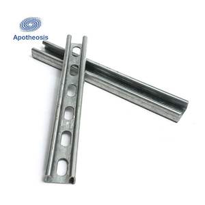 ערוץ מתמוך מחורץ בפרופיל פלדה מגולוונת בטבילה חמה עם ערוץ CE 41*41/1-5/8*1-5/8 C (ערוץ יוניסטרוט, ערוץ יוני-מתמוך) - Product Image 2