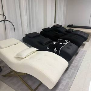 Cama de Belleza Curva para Salón de Belleza, Cama para Tratamientos Faciales, Cama Cosmética para Arte de Pestañas, Cama Curva para Pestañas - Product Image 6