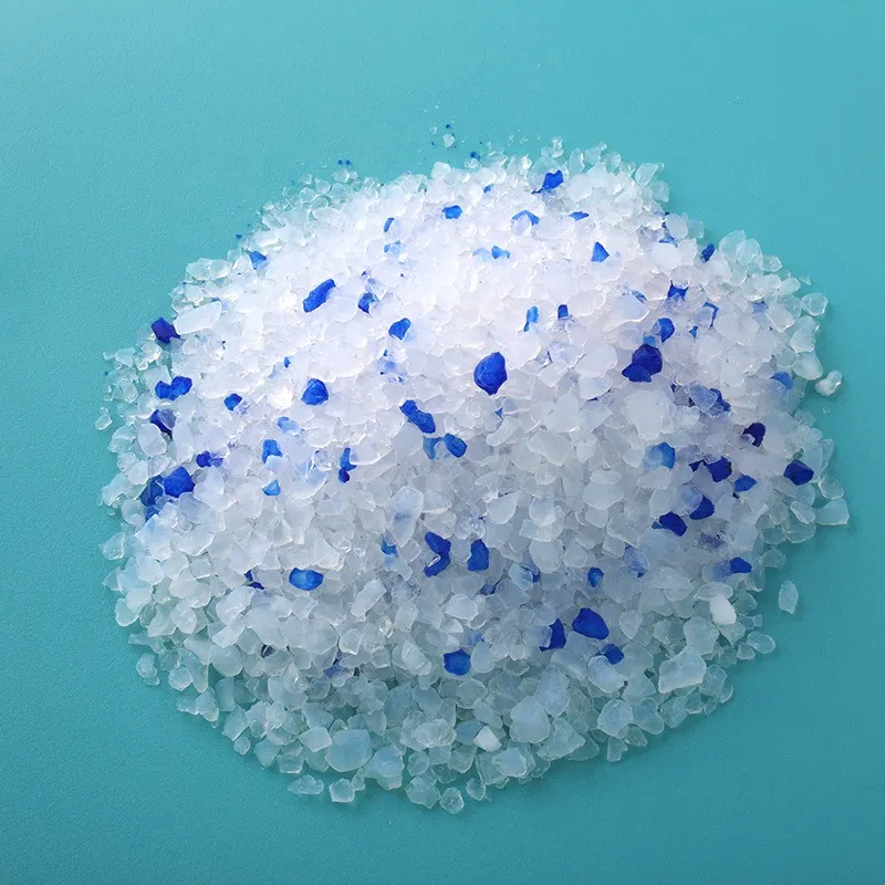Diskon besar OEM grosir kotoran kucing pasir mudah dibersihkan kristal silika Gel sampah kucing bahan silikon Biodegradable