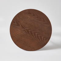 Table d'appoint 100% bois massif, table d'appoint en bois naturel, table basse rustique, table d'appoint simple pour salon, chambre à coucher