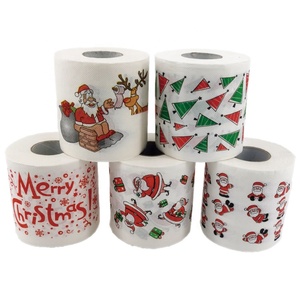 Xmas <strong>Toilet</strong> Paper Christmas Bathroom <strong>Roll</strong> Paper Household <strong>Novelty</strong> Printed <strong>Toilet</strong> Paper Tissue <strong>Roll</strong> - Product Image 5