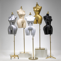 Mannequin féminin brésilien BBL courbé, buste de présentation pour robe de mariée, brillant, grande taille, forte poitrine, fesses généreuses, sans tête