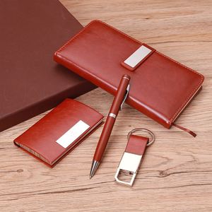 Ensemble Cadeau Porte-Cartes de Visite en Cuir et Porte-Clés - Tendance Nationale, Cadeau Promotionnel d'Entreprise pour Événements Immobiliers - Product Image 2