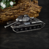Modèle de char lourd soviétique IS-2 Staline II Mugongwu à l'échelle 1/72, entièrement en métal, ornement fabriqué en Chine