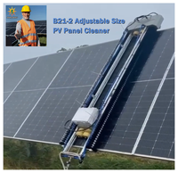 Power Super bersih cor fotovoltaik atap De sistem Panel sikat besi Panel otomatis Kit dapat disesuaikan variabel
