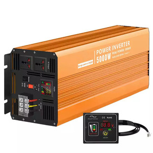 เครื่องแปลงไฟพลังงานแสงอาทิตย์ Xtester-5000W แบบ Pure Sine Wave สำหรับระบบออฟกริด กำลังไฟ 5kva 12v 48v ความถี่สูง 220V - Product Image 1