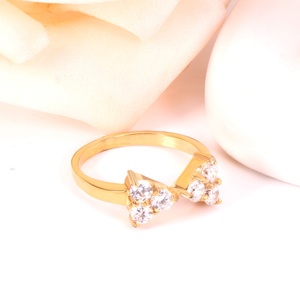 แหวนเพชรทองคำขาว แหวนแต่งงานทองคำ แหวนเครื่องประดับ แหวนสวยงามสำหรับผู้หญิง ประเภทเครื่องประดับ - Product Image 4