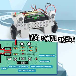 ชุดของเล่นวิทยาศาสตร์วิศวกรรมยานยนต์ ชุดหุ่นยนต์ DIY โปรแกรมได้สำหรับโรงเรียน ของเล่นหุ่นยนต์ เกมการศึกษาสำหรับเด็ก ฝึกการเขียนโปรแกรม - Product Image 5