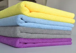 Yüksek kaliteli mikro fiber kare 30x30cm bez araba için mikrofiber temizlik bezleri süper emici mikrofiber bez