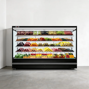 Enfriador de Aire de Una Sola Temperatura con Ventilador para Exhibición de Frutas y Verduras Frescas en Supermercados, con Estantes Ajustables - Product Image 1
