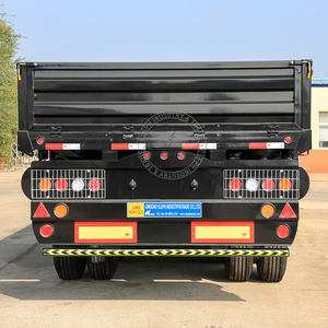 <span class=keywords><strong>Semi</strong></span>-remorque à ridelles latérales 3 essieux 40 pieds 60-80 tonnes, personnalisée en usine, à vendre - Product Image 2