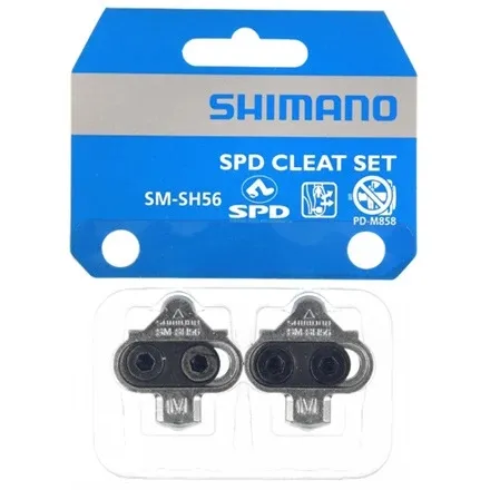 Shimano-Juego de tacos de SM-SH51 SPD para bicicleta de montaña, equipo de conducción, Pedal de bloqueo automático, SM-SH56