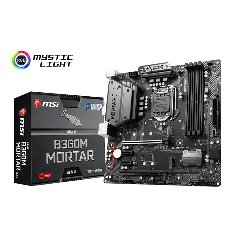 Used MSI B365M Motherboard Combo with Intel I3/I5/I7 CPU