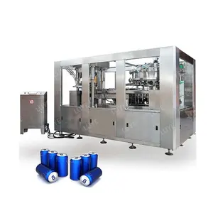 Automatic Carbonated Beverage Can Filling Production Line Energy Drink Filling Machine